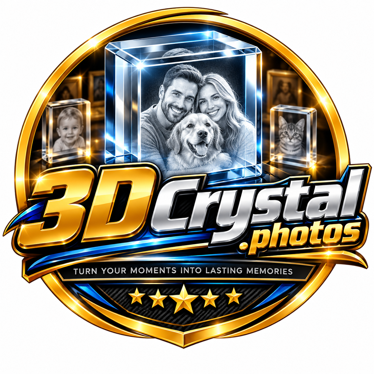 3D Crystal Pictures